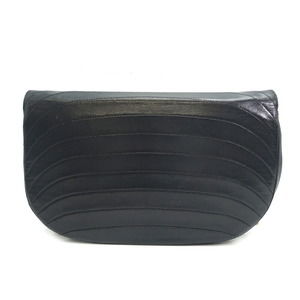 Chanel Half Chain Black Moon Shoulder Bag Lambskin